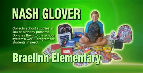 Fifth Grader Turns Birthday into School Supply Fundraiser 