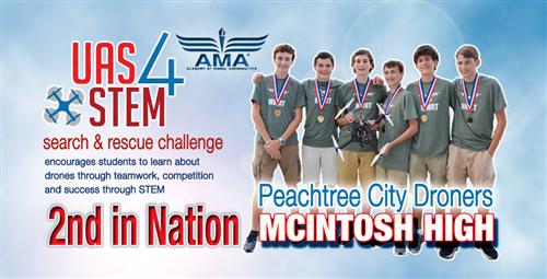 Drone Team at McIntosh High Second in Nation 