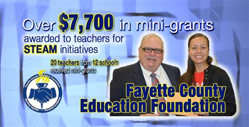 Over $7,7000 Awarded to Teachers by the Fayette County Education Foundation 
