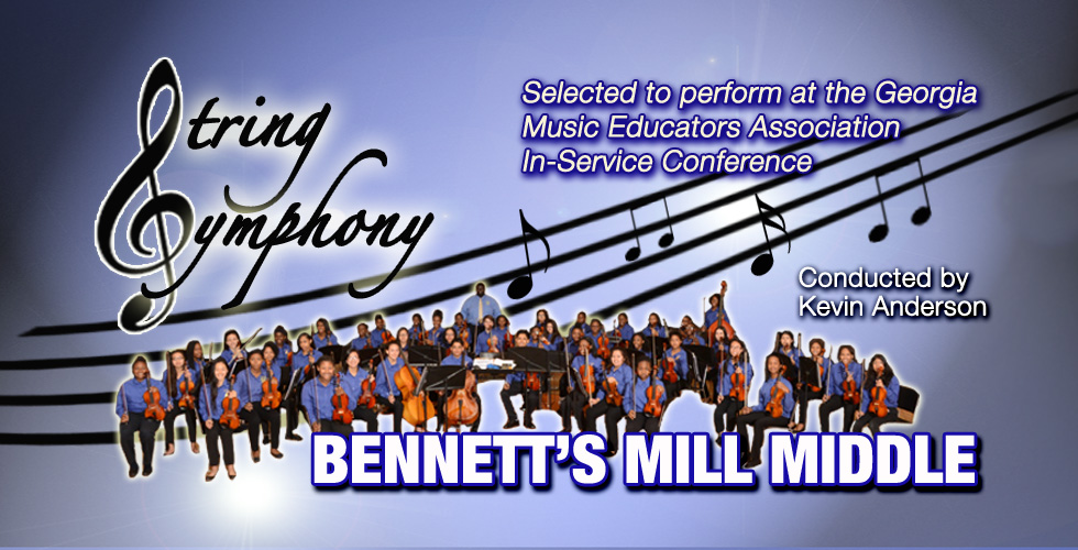 Bennett’s Mill Middle String Symphony Selected for Performance at State Conference 