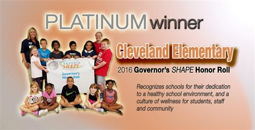 School Earns Platinum on Governor’s Shape Honor Roll 