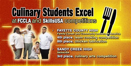 Culinary Students Take Victories at State Competitions 