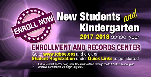 Kindergarten, New Student Enrollment Happening Now 