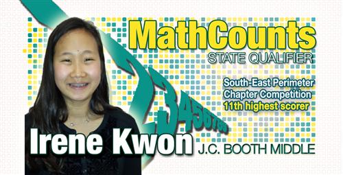 Student Advances to State MathCounts Competition 