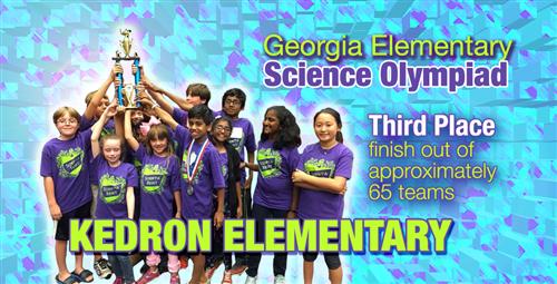 Kedron Elementary Places at State Science Olympiad 