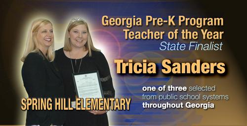 Fayette Educator is Finalist for Georgia’s Pre-K Program Teacher of the Year 