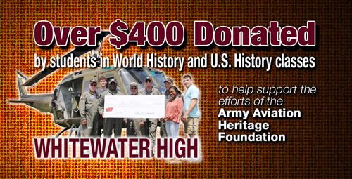 Students Raise Funds for Army Aviation Foundation 