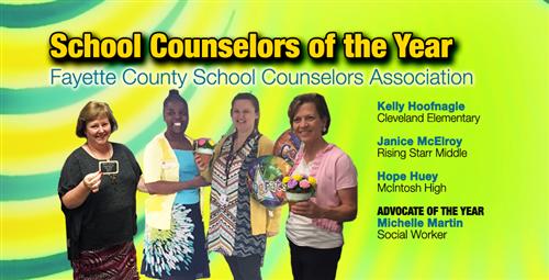 Association Names School Counselors/Advocate of the Year 