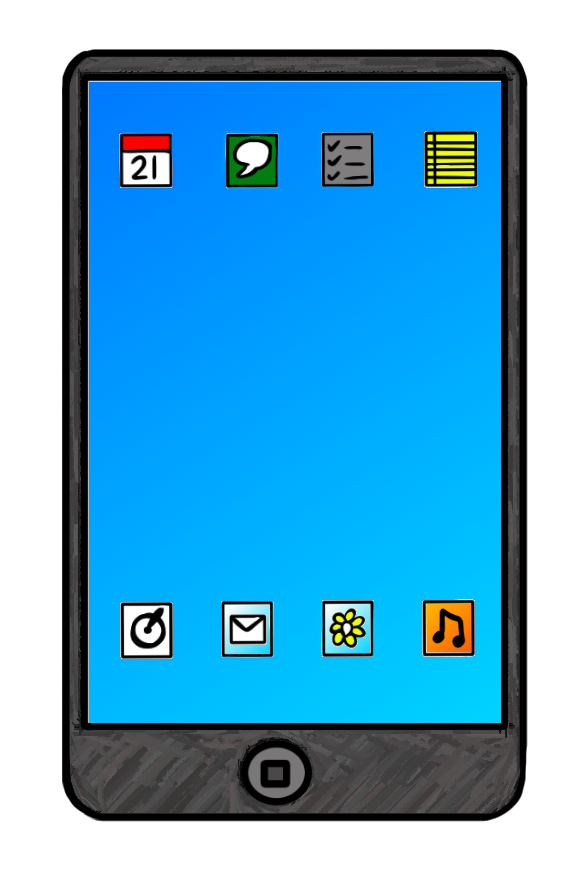 Image of Generic Smartphone Home Screen