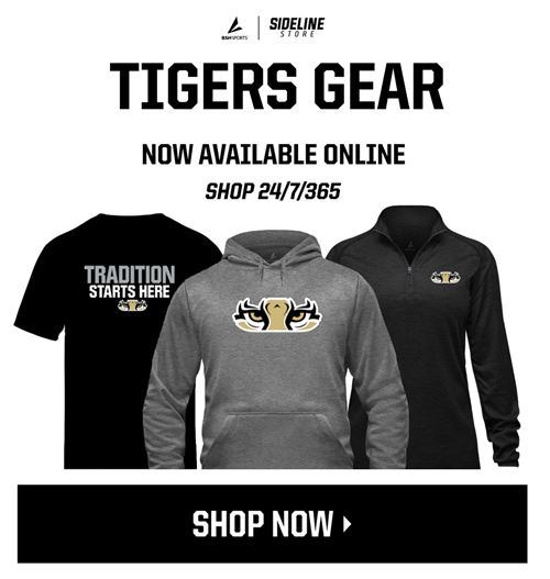 Tigers Gear Now Available Online. Shop 24/7/365. Visit tinyurl.com/fchsgear.