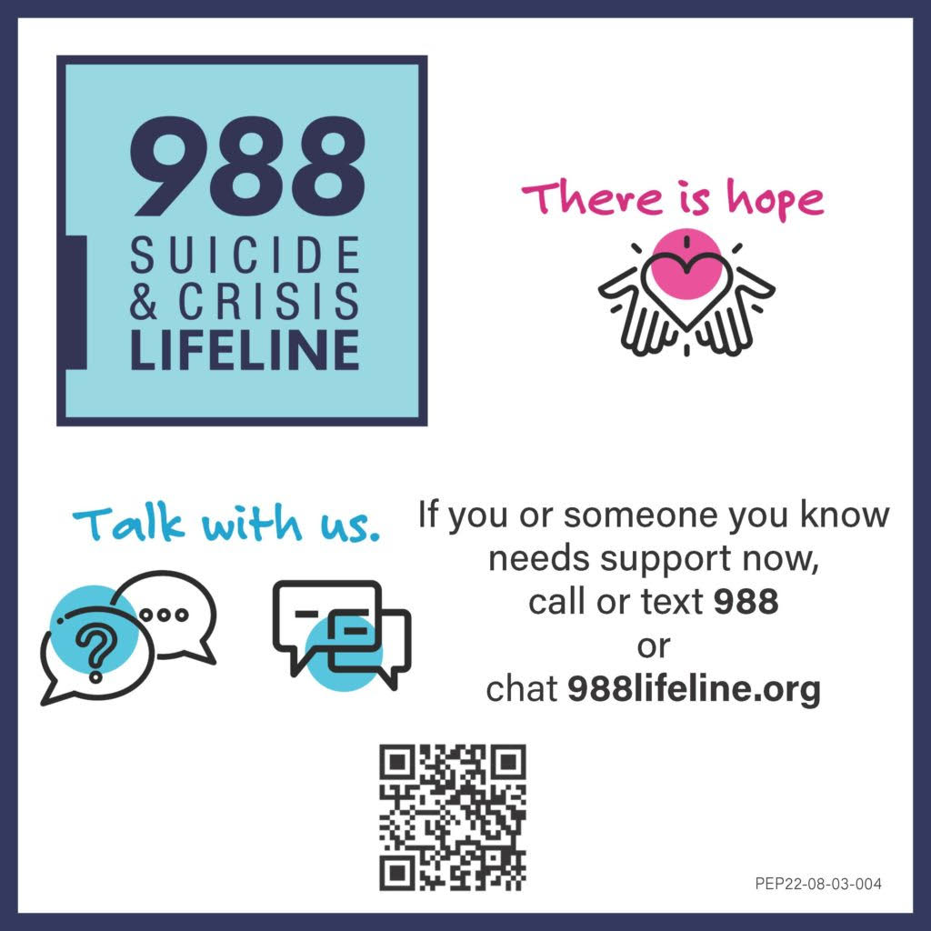 988 Suicide & Crisis Lifeline