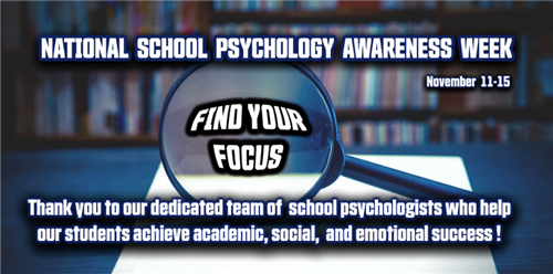 School System Recognizes School Psychology Awareness Week 