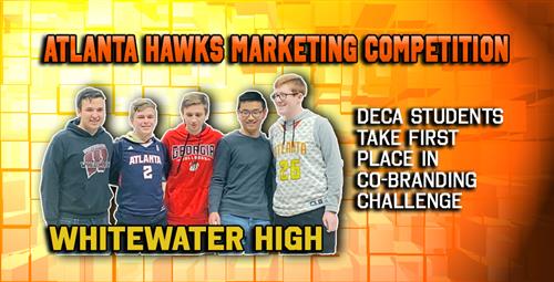 DECA Students Hook Atlanta Hawks with Marketing Plan 