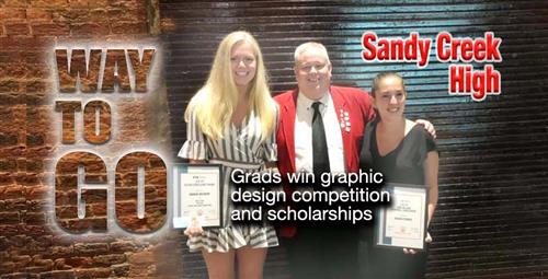 Sandy Creek High Grads Win Scholarships for Design Excellence 