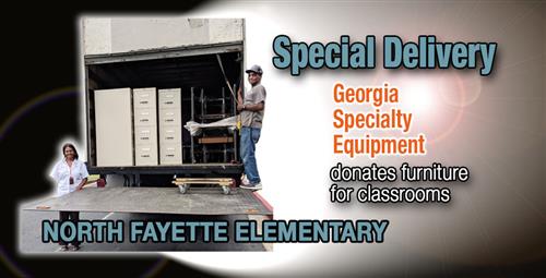 Local Business Donates Furniture to North Fayette Students  