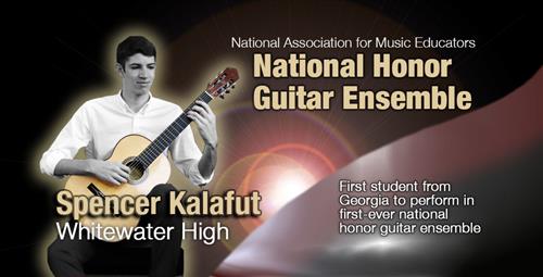 Whitewater High Guitarist First in Georgia Selected for National Honor Ensemble 