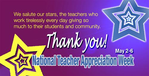 National Teacher Appreciation Week 
