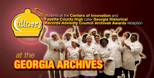 Culinary Students Cater Awards Ceremony at Georgia Archives 