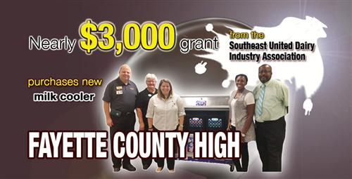 Fayette County High Gets Grant for Breakfast Enhancement 