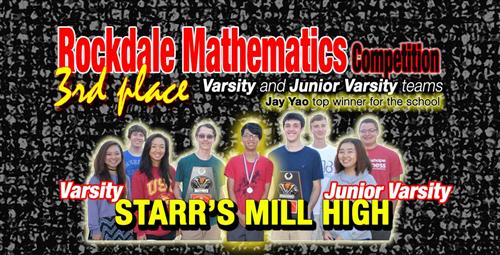 Math Teams Place in Top Three at Competition 