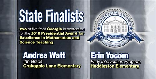 Fayette Teachers Finalists for National Award 