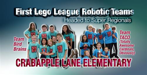 Crabapple Lane Robotics Teams Head to Super Regionals 