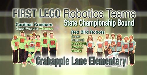 Cardinal Crushers and Red Bird Robots Headed to FIRST LEGO League State Championships 