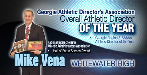 Whitewater High Athletic Director Wins State and National Award 