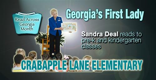Georgia’s First Lady Visits Crabapple Lane Elementary 