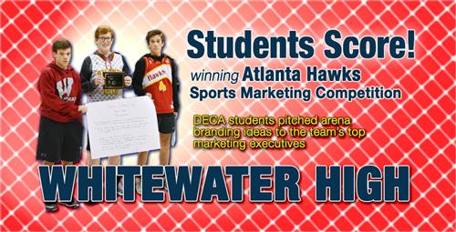 Students Score with Atlanta Hawks’ Executives on Arena Branding Campaign 