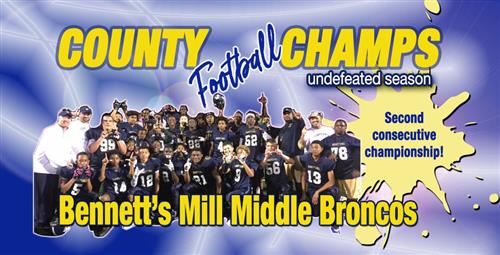 Bennett’s Mill Middle Broncos Win Second Championship 