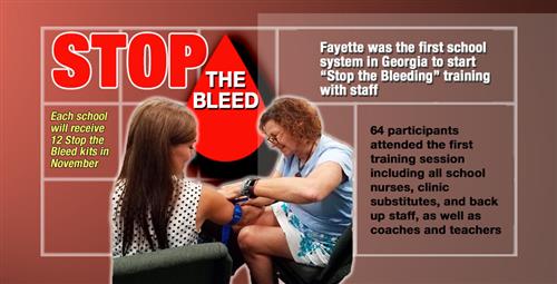 Faculty and Staff Attend “Stop The Bleed” Training Class 