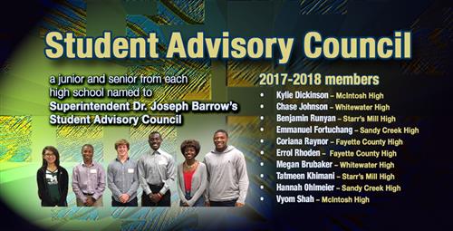 High Schools Select Superintendent’s Student Advisory Council 