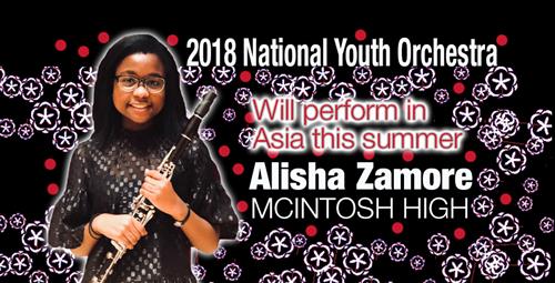 McIntosh Student Selected to Perform in Asia 