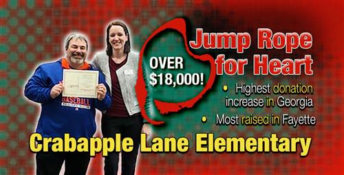Crabapple Lane Students Donate Over 18,000 to American Heart Association 