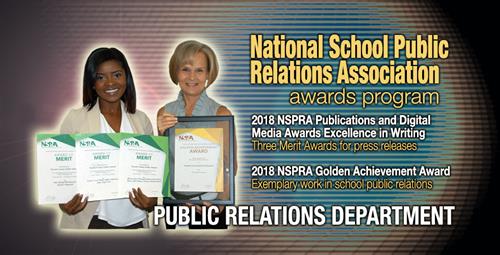 Four National Awards Earned by School System’s Public Relations Department 