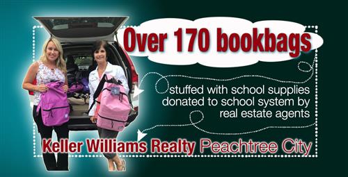 Keller Williams Donates Over 170 Bookbags with School Supplies to CARE 