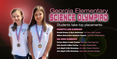 Students Take Top Placements at Elementary State Science Olympiad 
