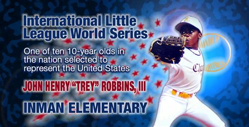 Fifth Grader Headed to International Little League World Series 