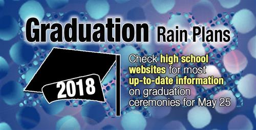 Rain Plans for Graduation 2018 