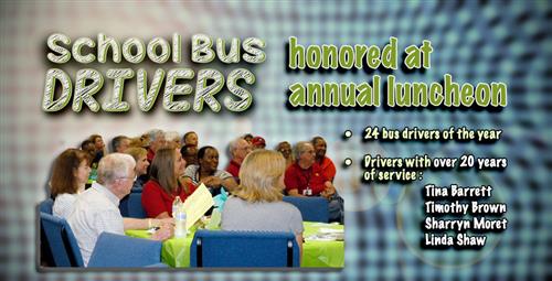 Bus Drivers Honored at Annual Luncheon  