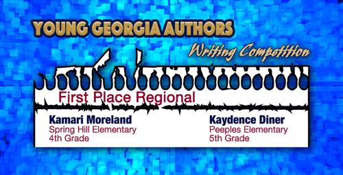 Students Win Regional Young Georgia Authors Writing Competition 