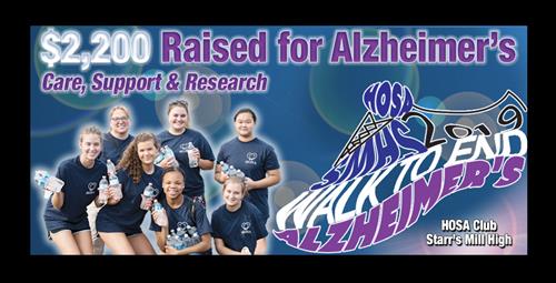 Healthcare Students Support Walk to End Alzheimer’s 