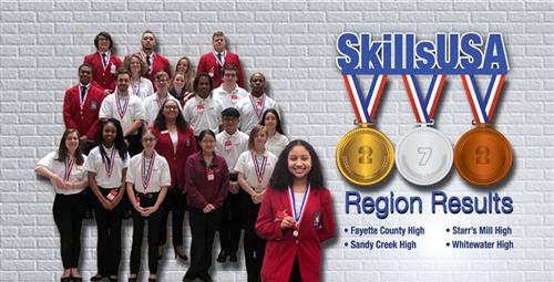 SkillsUSA Students Rack Up Medals at Regional Competition 