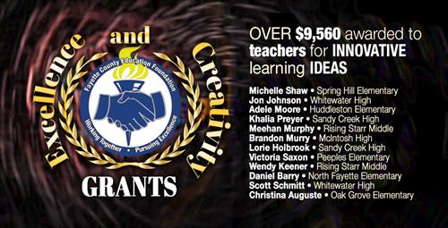 Foundation Awards Teachers With Excellence and Creativity Grants 