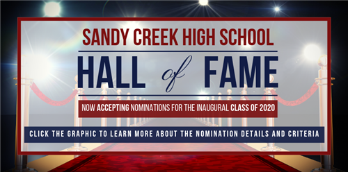  Sandy Creek High School Announces New Hall of Fame Now Accepting Nominations 