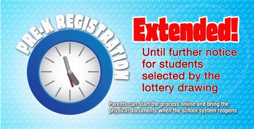 Pre-K Registration Extended for Lottery Selections 