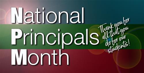 School System Honors Principals During National Principal Month  