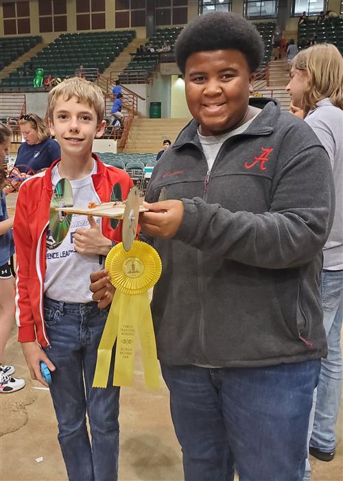 Bennett’s Mill Middle students brought home top 10 victories in three categories at the Georgia Technology Student Associatio 