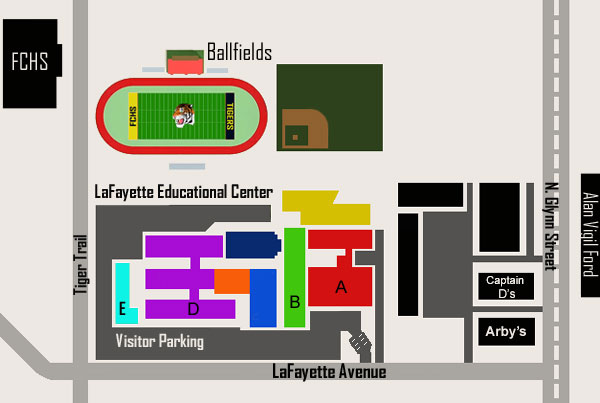 Detailed Map of LEC Complex
